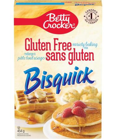 Bisquick BETTY CROCKER Gluten Free Pancake and Waffle Mix Baking Mix 454 Grams Package Box Tastes Like Homemade Easy To Bake - Buy Online on GoSupps.com