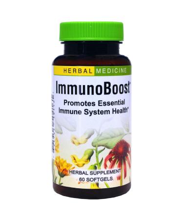 Herbs Etc. Immunoboost - Herbal Supplement for Immune System Support - Immune Health Support with Echinacea Angustifolia Astragalus & Calendula - Gluten-Free - 60 Softgels (60 Servings)