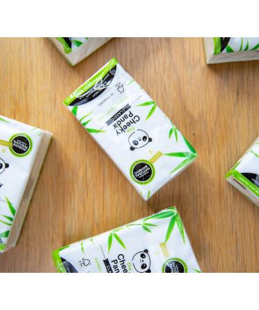 Cheeky Panda Bamboo Handkerchiefs - 96 Eco-Friendly Hypoallergenic & Super Soft Pack - Buy Online on GoSupps.com