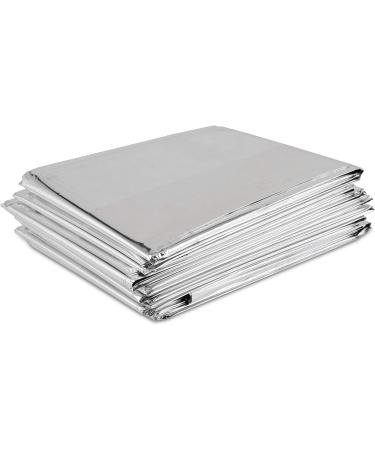6 Pack Emergency Mylar Thermal Blankets - Space Blanket Survival Kit for Outdoors, Camping, Hiking, and Car Emergencies - Buy Online on GoSupps.com