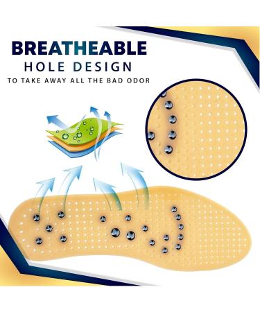 Buy Carespot Gel Acupressure Magnetic Insoles for Foot Therapy | Reflexology Shoe Inserts for Men & Women - International Shipping Available - Buy Online on GoSupps.com