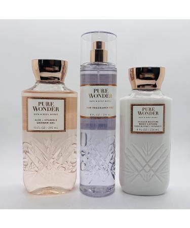Bath & Body Works Pure Wonder 3pc Bundle Trio - Shower Gel, Fragrance Mist, Body Lotion - Fall 2021 - Buy Online on GoSupps.com