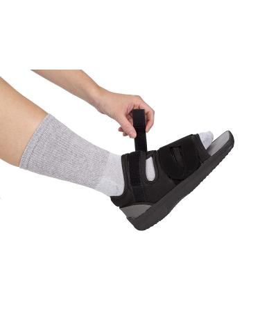 United Ortho 5800-05 Women's Black Medium Post-Op Open Square Toe Shoe - Buy Online on GoSupps.com