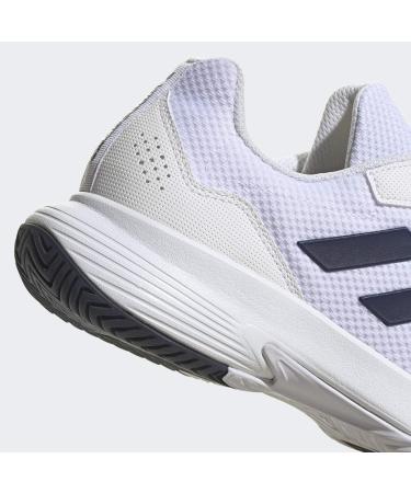 Adidas Men's Gamecourt 2 M Shoes - Low Top (Non-Football) | Size 36 2/3 EU | Ftwr White & Team Navy Blue - Best for International Shipping - Buy Online on GoSupps.com