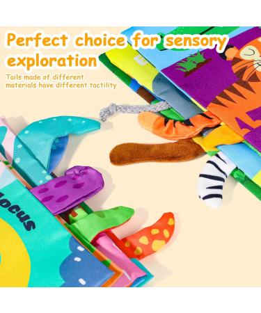 Akokie Montessori Baby Toys | Interactive Animal Books & Feel Books for 3-12 Months | Perfect for Boys & Girls - Buy Online on GoSupps.com