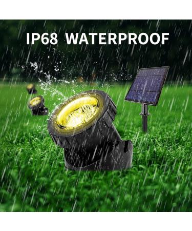 Coreslux Solar Pond Lighting - Adjustable RGB Underwater Spotlights IP68 Waterproof 2-Pack | Outdoor Garden Landscape Lighting - Buy Online on GoSupps.com