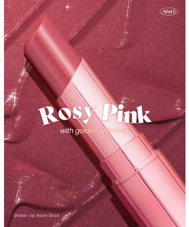 AMTS Tinted Lip Balm-Envy | Hydrating Glitter Lipstick for Dry Lips | Korean Beauty Moisture Lip Tint with Pearl Shimmer - Buy Online on GoSupps.com