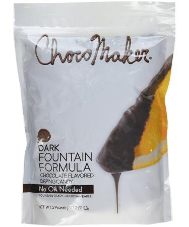 ChocoMaker Dark Chocolate Flavored Fountain Formula Dipping Candy, 32 Oz (2 lbs Bag)