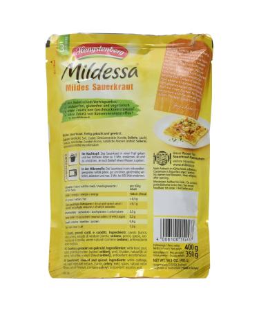 Hengstenberg Mildessa Sauerkraut 400g - Premium Quality Sauerkraut for International Shipping - Buy Online on GoSupps.com