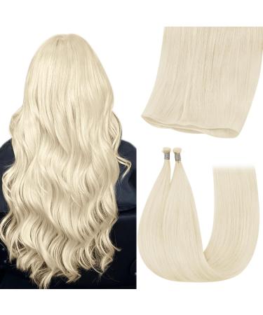 Youngsee Genius Weft Real Hair Blond Hair Real Hair Tressen To the Court Fema Blond Blond Weft Real Hair Tress 45cm Hairy Force Real Hair For Taking Weaving Hair Extensions Virgin 25g #1000 45 cm 2-genius Tress