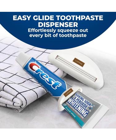  LuxPaks CRST Cavity & Tartar Protection Toothpaste Whitening Baking Soda 5.7 oz Pack of 2 bundled with LUXPAKS Squeezer - Buy Online on GoSupps.com