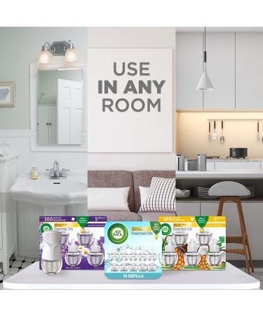 Air Wick Vanilla & Pink Papaya Scented Oil Refills (5x0.67oz) - Essential Oils Air Freshener - Buy Online on GoSupps.com