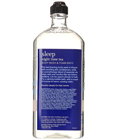 Buy Night Time Tea Body Wash & Foam Bath | Bath & Body Works - Soothing Aromas for Relaxation & Skin Care - Buy Online on GoSupps.com