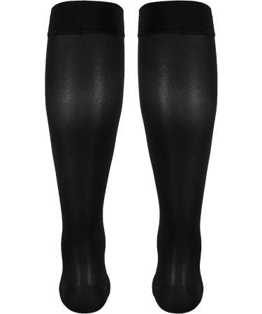 Truform Women's Compression Stockings 20-30 mmHg Knee High Open Toe Black Small - Pack of 2 for Optimal Leg Health - Buy Online on GoSupps.com