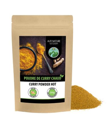 Spicy Curry Powder 250g, Spice Blend for Typical Indian Curry, Resealable Packaging