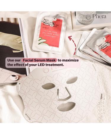 Shop Phera LED Face Mask - 2024 Version | 7-Color & Infrared Light Therapy for Radiant Skin | International Shipping Available - Buy Online on GoSupps.com