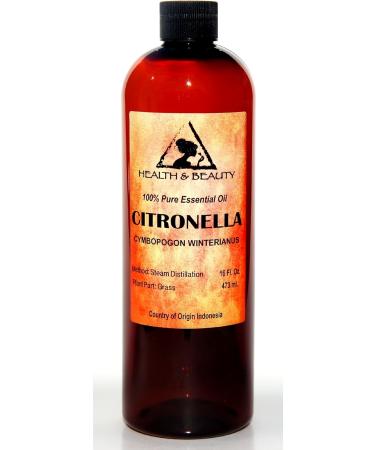 Citronella Essential Oil Aromatherapy Therapeutic Grade 100% Pure Natural 32 oz - Buy Online on GoSupps.com