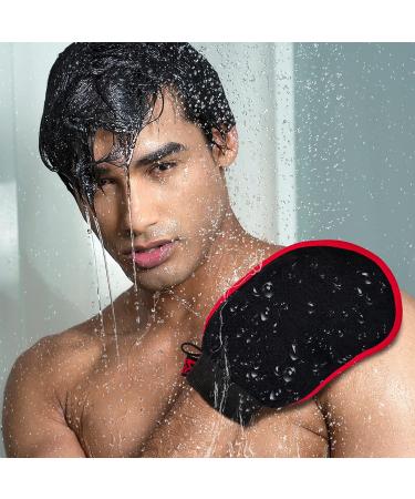 Extra Heavy Exfoliating Glove Mitt for Shower & Bath - Korean SPA Style Body Scrubber for Dead Skin Removal - Keratosis Pilaris Treatment - 1 PC - Buy Online on GoSupps.com