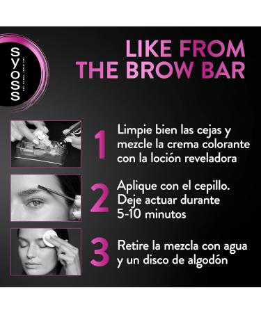  Syoss SYOSS Brow Dark Blonde Eyebrow Tint (1 x 10 ml) permanent hair color waterproof lasts 40 days and up to 10 uses for perfect eyebrows pack of 3 - Buy Online on GoSupps.com