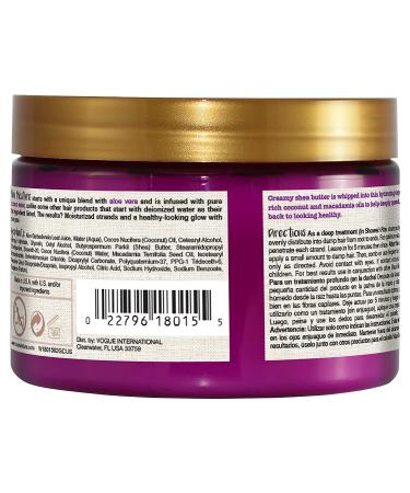 Maui Moisture Shea Butter Hair Mask & Leave-In Conditioner - 12 oz | Vegan, Silicone, Paraben & Sulfate-Free - Buy Online on GoSupps.com