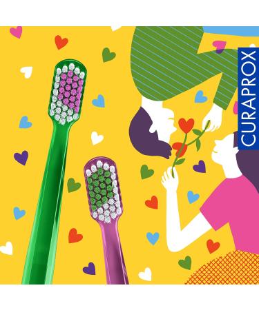 Curaprox CS 5460 Ultra-Soft Toothbrush Set Special Edition Love 2023 - 2 Pack - Buy Online on GoSupps.com