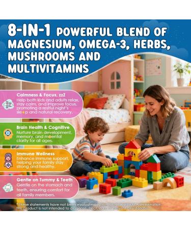 Nextdia Calm Focus Magnesium with Omega 3 Gummies Age 4+ & Kids Multivitamin Gummies - Buy Online on GoSupps.com
