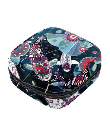 Menstruation pad bag with zipper women's napkin bag tampons collective bags for women and girls (Japanese koepian)