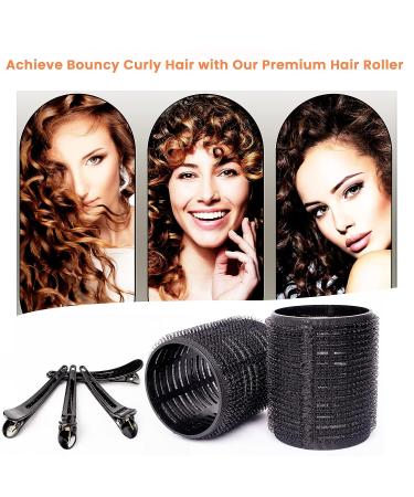 Mirzians 33PCS Heatless Hair Rollers Set with Clips - Velcro Curlers for Heatless Curls - No Heat Rollers for Long and Short Hair - Buy Online on GoSupps.com