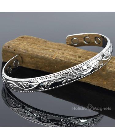 Holistic Magnets Copper Bracelet for Women - Magnetic Healing Wrist Joint Support - Perfect Gift Idea (Small/Medium: 15-18cm) - Buy Online on GoSupps.com