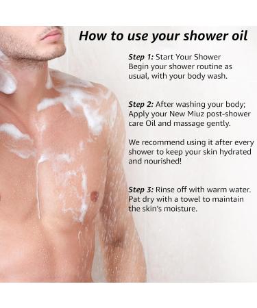 In-Shower Body Conditioner | 2-in-1 Wet Skin Moisturizer & Bath Oil for Soft Skin | Peppermint & Tea Tree Muscle Recovery | Spa Self Care Gift - Buy Online on GoSupps.com