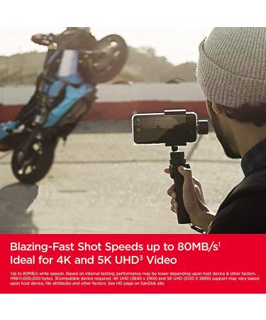 SanDisk 64GB Extreme microSDXC UHS-I Memory Card - Up to 170MB/s, C10, U3, V30, 4K, 5K, A2 - SDSQXAH-064G-GN6MA - Buy Online on GoSupps.com