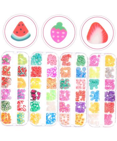 FRCOLOR 12 Boxes Nail Art Nail Biter Stop Nail Tips Set Manicure Set Nail Art Set Mobile Phone Decorative Beads Epoxy Nail Splitters Beading Polymer Clay - Buy Online on GoSupps.com