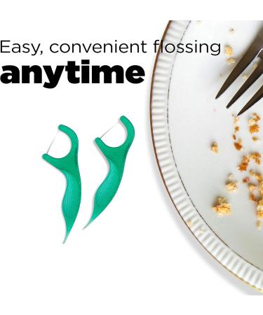 GUM Professional Clean Flossers Picks Extra Strong Floss Proven to Remove More Plaque Fresh Mint Flavour 40 Count X 6 Pack (240 flossers) Professional Clean 1.00 m (Pack of 240) - Buy Online on GoSupps.com