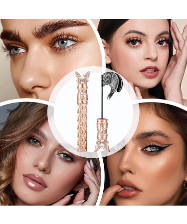 Makeup mascara eyelash lengthening volume mascara with gel effect longlasting dirtresistant mascara for attractive dense eyelashes ideal for daily use and travel for women - Buy Online on GoSupps.com