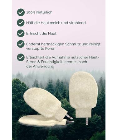 ARTE FIORI Nettle Peeling Gloves - 100% Natural Exfoliating Gloves for Body & Face | International Shipping - Buy Online on GoSupps.com