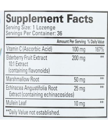 QUANTUM HEALTH Raspberry Elderberry Lozenges 36 CT - Buy Online on GoSupps.com