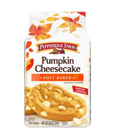 Pepperidge Farm Soft Baked Pumpkin Cheesecake Flavored Cookies, 8.6 Ounce Bag