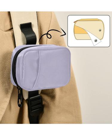 Naanle 7 Day Pill Box Organizer - Portable Weekly Vitamin Holder Lavender Purple Travel Case Compact Size - Ideal for Supplements - Buy Online on GoSupps.com