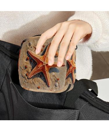 Starfish Period Bag - Portable Sanitary Napkin Storage Pouch for Teen Girls - Multi-Colored Feminine Product Organizer (Pack of 16) - Buy Online on GoSupps.com
