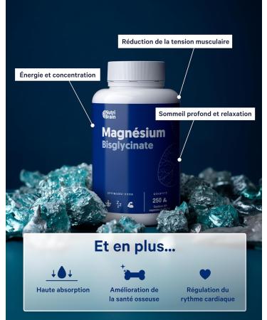 Magnesium Bisglycinate 2.000mg | MAX Absorption No Laxative Effects | Repairing Sleep & Energy Reduced Anxiety Bone & Muscle Support Concentration - Buy Online on GoSupps.com