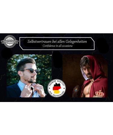 Natural Premium Beard Oil Care Set with Bamboo Comb | Fresh Lemon Fragrance | Vitamin E for Beard Growth | 50ml - Buy Online on GoSupps.com