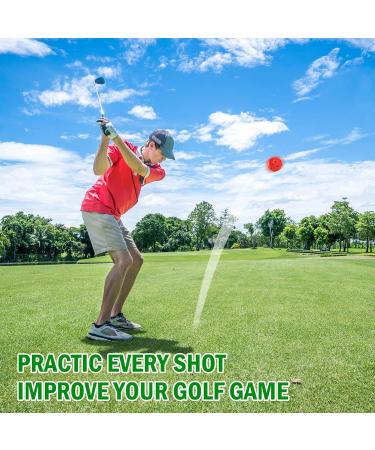 AQUEENLY 50-Pack Colored Plastic Golf Balls for Practice - Airflow Hollow Design for Swing Practice Indoors and Outdoors (5 Colors) - Buy Online on GoSupps.com