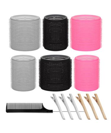 Hair Rollers Heatless Hair Curler: Velcro Rollers Set 13Pcs with Clips for Long Hair  Women Heatless Curls for Medium Hair  Hair Styling Curling Tools DIY Hair Curlers to Sleep In Girl Birthday Gifts