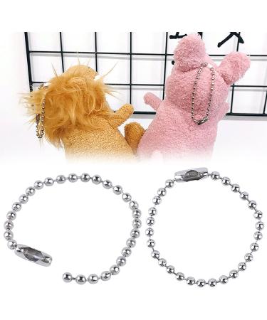 BronaGrand 150pcs 100mm Bead Connector Clasp, 2.4mm Ball Bead Chains Keychain - Key Rings Set - Buy Online on GoSupps.com