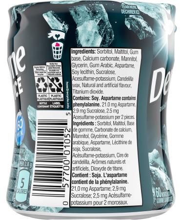 Dentyne Ice Avalanche Chewing Gum - 6 bottles (60 pieces) - Sugar-Free Gum - Buy Online on GoSupps.com