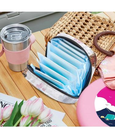 Javenproeqt Paris Eiffel Tower Women's Startup Bag - Large Menstrual Cup Bag with Zipper & Period Inserts - Stylish Multicolored Storage for Girls & Women - Buy Online on GoSupps.com