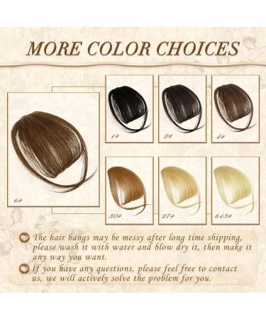 Sofeiyan 100% Remy Real Hair Clip-In Bangs | Natural Fringe Extensions for Women | Wispy Pony Fringe #2 - Buy Online on GoSupps.com