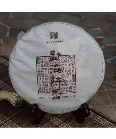 Tea Soul Th Bulang Puer Shu (cuit) Th chinois de haute qualit R colte 2017 Sachet de 357 g Tea Soul
