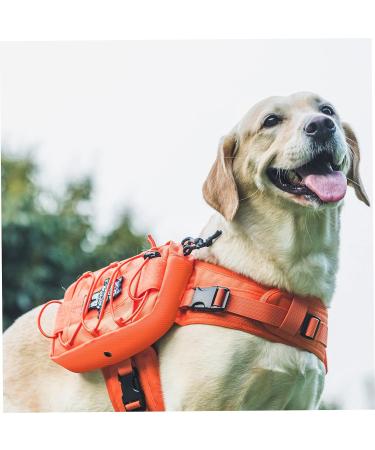 OneTigris Mammoth Dog Backpack 2.0 - Tear-Proof Camping & Hiking Gear for Medium/Large Dogs (M Orange) - International Shipping Available - Buy Online on GoSupps.com