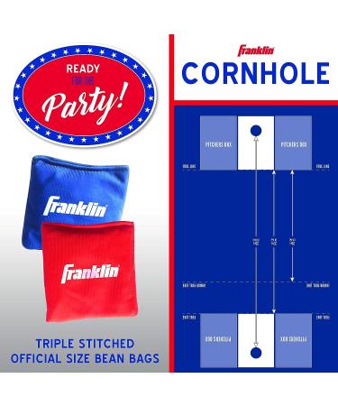 Franklin Sports Cornhole Game Set with (2) Boards and (8) Bean Bags - Portable Beach and Lawn Tailgate Toss Game - Buy Online on GoSupps.com